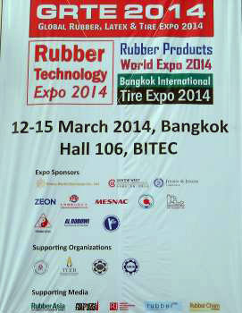 Rubber Technology Expo 2014 Bangkok, Thailand