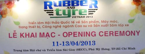 Rubber and Tyre Expo 2013, Ho Chi Minh, Vietnam